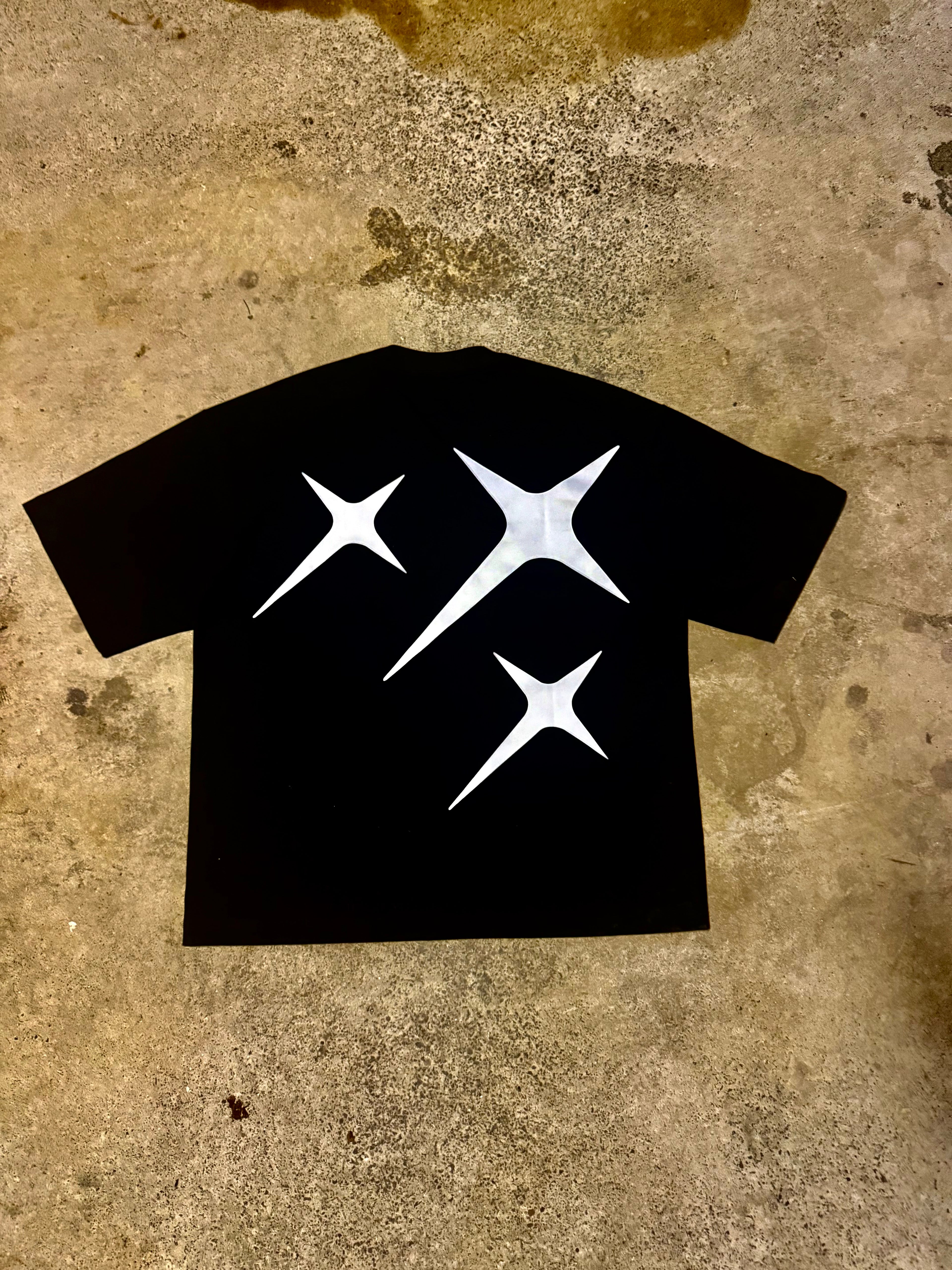 3 LIVES T-SHIRT - BLACK